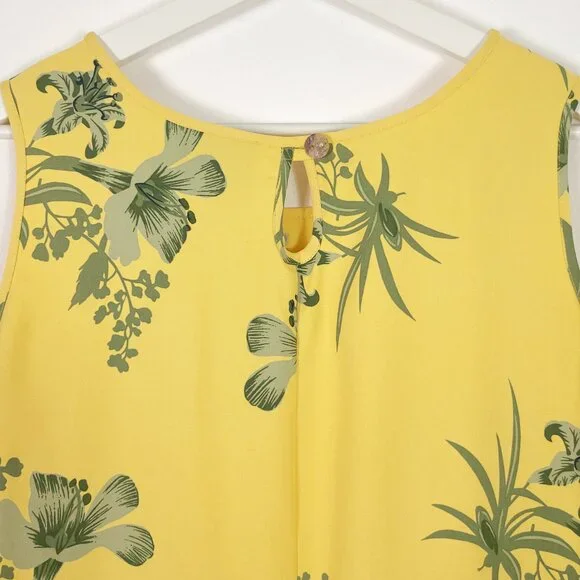 Vintage Silk Tropical Pattern Maxi Dress - Picture 7 of 8